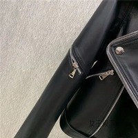 Veste d'hiver pour femme en cuir véritable tricoté épais et luxueux, style moto classique, doublure en fausse fourrure de mouton de haute qualité