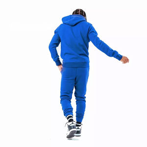 Ropa de calle personalizada chándal de felpa francesa de gran tamaño recortado lavado ácido ropa de calle chándal pantalones de chándal acampanados y conjuntos de Sudadera con capucha - Product Image 2