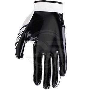 Gants de football à doigts entiers en cuir de sécurité respirant de haute qualité pour la formation Logo imprimé Gear vente directe d'usine - Product Image 5