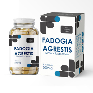 Extrait de poudre sauvage de Fadogia Agrestis en flacon, vitamine de qualité supérieure, certifié GMP, complément alimentaire naturel de haute qualité, approvisionnement en vrac - Product Image 2