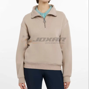 Jersey de entrenamiento para mujer para montar a caballo, elegante sudadera a prueba de viento, ropa ecuestre de calidad, jersey para montar a caballo para mujer - Product Image 1