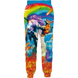 Sublimation Jogger 350GSM <b>Polyester</b> Fleece Casual Gym Track Sweatpants Printed Joggers Custom OEM Private Label Factory Supplier - Product Image 2