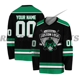 2025 Factory Wholesale Custom Printed Breathable Ice Hockey Uniform Set Premium Quality Customized Design Team <b>Name</b> Included - Product Image 5