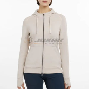 เสื้อฮู้ดกันลมมีฮู้ดสำหรับขี่ม้าของผู้หญิงเสื้อฮู้ดกันลมดีไซน์ทันสมัยสวมใส่สบายฝึกซ้อมขี่ม้าคุณภาพพรีเมียม - Product Image 1