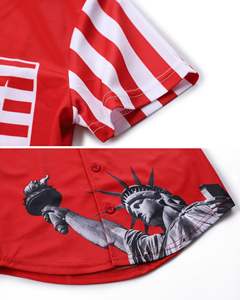 Jersey de béisbol personalizado Jersey transpirable impreso con botones completos para un aspecto personalizado - Product Image 4