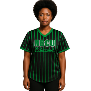 Camiseta de Béisbol con Logo Personalizado de la Hermandad Griega Divine Nine, Estilo Jersey, para Estudiantes de HBCU - Product Image 1