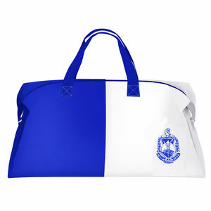 Delta Sigma Theta Sorority <b>Womens</b> Custom Duffel <b>Bag</b> Zeta Style Large Tote Gym Travel <b>Sports</b> Polyester Durable Fashion Handbag - Product Image 1