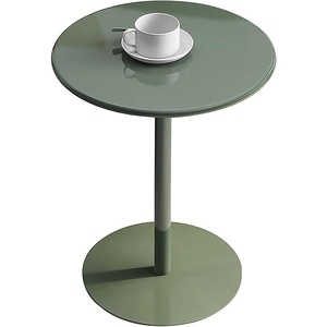 Metal Heavy Base Black Color Coffee Side <b>Table</b> Modern Design for Your Living Room or Lounge Space - Product Image 2