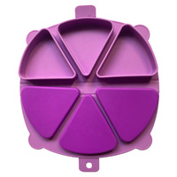 Plateau de sevrage pour bébé en silicone de style américain Kimkai Oval, pratique pour la famille et service ODM/OEM au prix d'usine
