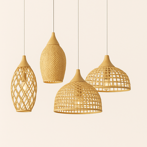 LÁMPARA DE RATÁN MODERNA, NUEVO, ÚLTIMO DISEÑO, ECOLÓGICO, HOGAR, HOTEL, LUCES DE GABINETE DE NAVIDAD DECORATIVAS - Product Image 2