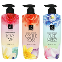 Champú con Perfume de elastina, 600ml, 600ml, acondicionador, Kiss The Rose, Love Me, puro Breeze, hecho en Corea