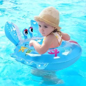 Flotador de Natación para Bebés, Asiento Inflable de Seguridad con Asa, Anillo de Natación para Niños de 8 a 48 Meses, Piscina y Playa - Product Image 5