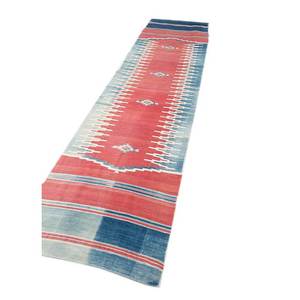 Tapis en laine géométrique bleu Nayaab Paem-967, tapis en jute doux de style persan lavable pour adolescents, pour usage domestique - Tapis Jaipur US - Product Image 2