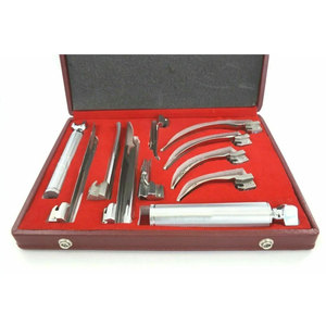 Ensemble de lames de laryngoscope Mac Miller avec poignée, instrument chirurgical en acier inoxydable pour interventions ORL - Product Image 4