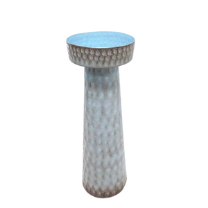 Soporte de pilar de vela de hierro antiguo grande, Color verde único con vidrio para mesa de hogar, decorativo para exhibición de velas - Product Image 2