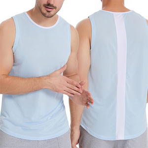 Wholesale Custom logo 100% Cotton <b>Singlet</b> Muscle Athletic Shirts Sleeveless Fashion Wear Workout Acid Wash Tank Top <b>for</b> <b>Men</b> - Product Image 1