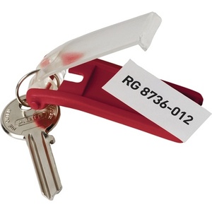 Porte-clés en plastique rouge durable, clip à clés en plastique, porte-clés en plastique - Product Image 1