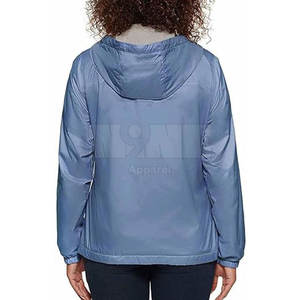 Chaqueta cortavientos transpirable de punto de calidad superior para mujer de invierno - Product Image 4
