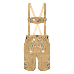 กางเกงขาสั้นหนังบาวาเรียนสำหรับผู้ชาย - ดีไซน์เรียบง่ายแบบลำลอง ปรับแต่งได้ กันน้ำและระบายอากาศได้ดี สไตล์เยอรมันล่าสุด - Product Image 5