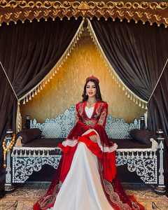 Venta al por mayor tradicional marroquí caftán vestido de novia para las mujeres y las niñas musulmán accesorio de ropa inspirado en Turquía - Product Image 1