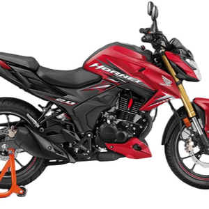 Hornet-motocicleta V2 BSVI, color gris, metálico, de la India - Product Image 1