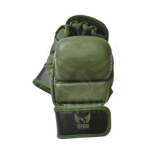 Gants de MMA confortables en cuir pour hommes et femmes, services OEM, dernier style, gants d'entraînement MMA - Product Image 2