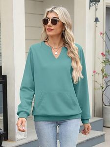 Sweat-shirt à manches longues pour femmes design doux en peluche confortable et douillet pour les vêtements d'hiver en plein air - Product Image 2