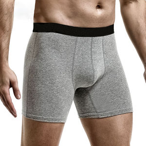 กางเกงในบ็อกเซอร์ระบายอากาศได้ดีสำหรับผู้ชายชุดชั้นในผ้าฝ้ายสำหรับผู้ชายโลโก้แบบกำหนดเอง - Product Image 4