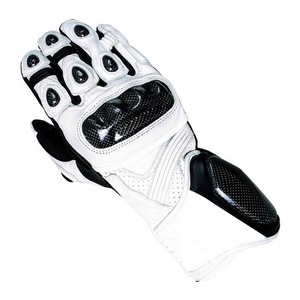 Guantes de Cuero de Protección para Motociclismo/Guantes de Carreras de Motos Personalizados - Product Image 1