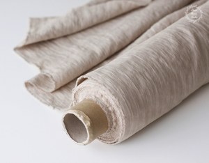 Tela de Lino Orgánico 100% al por Mayor, 115''/292cm de Ancho, Tejido Liso para Textiles del Hogar, Sofás, Cortinas, Vestidos, Color Personalizado para Niñas - Product Image 5