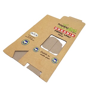 Cajas de Embalaje de Cartón con Ventana Personalizadas, Recubrimiento UV con Lámina Dorada, Embalaje de Lujo Apto para Alimentos, Diseño Gráfico de Alta Calidad - Product Image 3