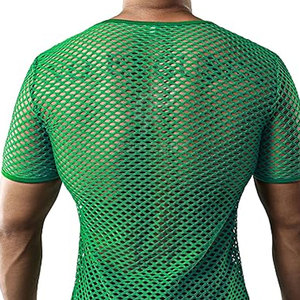 Camisetas de malla de alto rendimiento para entrenamientos intensos y sesiones de fitness, camisetas de malla para hombre - Product Image 6
