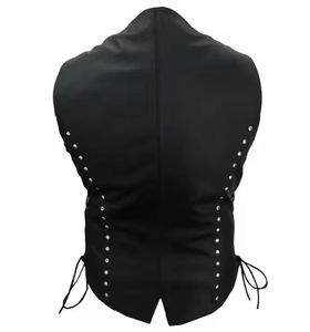 Plus Size Sleeveless New Arrival <b>Women</b> Biker Genuine Leather <b>Vest</b> Waterproof Windproof <b>Knitted</b> Casual Lightweight Breathable - Product Image 2