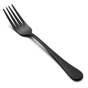Tenedor de postre negro de Metal de la mejor venta para fruta para restaurante, Hotel o uso doméstico, precio económico a granel para Navidad - Product Image 1