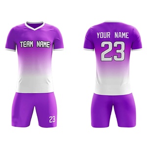 Fit Dry Fabric Spark Conjunto de camiseta de equipo barato Estampado de letras y números Camiseta de fútbol Máquina Camiseta de fútbol transpirable barata - Product Image 5