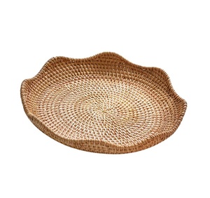 Handmade Premium Quality Rattan Serving <b>Tray</b> Modern Design Custom Shape <b>Large</b> Size Ideal For Kitchen Tea And Coffee Serving - Product Image 2