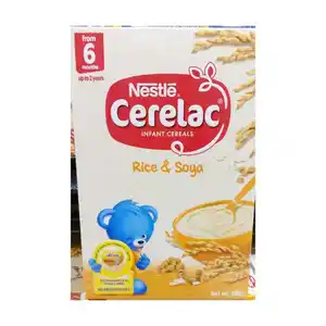 雀巢Cerelac蜂蜜和小麦婴儿大米混合水果婴儿谷物和牛奶