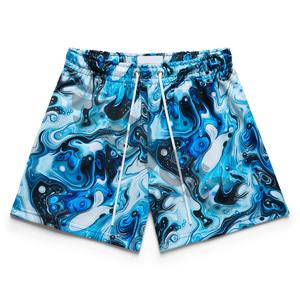 Shorts de Baño para Hombre ODM con Estampado Digital 2025, Cintura Alta, Cierre con Cordón, Ecológicos, 100% Algodón, Secado Rápido - Product Image 2