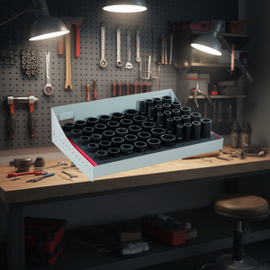 Usag 50-Piece <b>Impact</b> <b>Socket</b> Shelf Tool Cabinets Product Line - Product Image 3