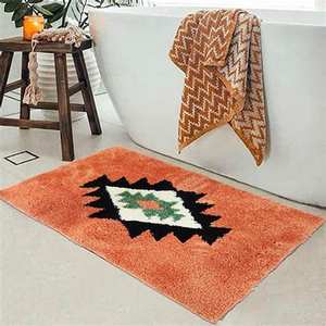 พรมห้องน้ำสีเขียวนุ่มหลายชั้นพรมทอขนาดเล็กเหมือนมอส - Product Image 5