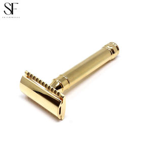 Maquinilla de afeitar de seguridad ajustable para hombres de alta calidad, maquinilla de afeitar clásica de doble filo con logotipo personalizado - Product Image 4