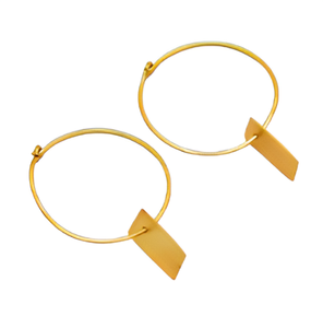 Gold Plated 925 Sterling Silver <b>Beautiful</b> Hoop <b>Earring</b> Romantic Fashionable <b>Earring</b> For Wedding Anniversary Or Parties for Women - Product Image 4