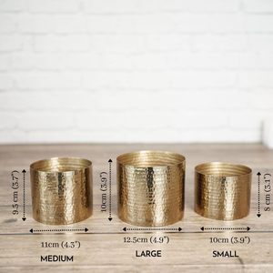 Jarrón de maceta de metal de suministro directo de fábrica para decoración interior y exterior para suministro mundial de India - Product Image 3