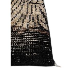 Hand Knotted Manifest Grey <b>Black</b> Wool <b>Rugs</b> Akwl-7236 Abstract Pattern Tabriz Style for Home 9x12 Rectangle for Living Hallway - Product Image 4