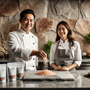 Sal del Himalaya Rosa orgánica aprobada por HACCP, granos finos y gruesos, embalaje personalizado para cocinar vitaminas y minerales complejos - Product Image 4