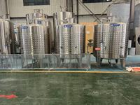 Nouveau réservoir à bière CASSMAN 2500L, équipement de fermentation ISO, utilisation à la ferme et à domicile, moteur PLC, garantie de 2 ans, Shandong