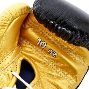 Gants de boxe de compétition en cuir premium pour entraînement en salle, sparring et entraînement, avec poignées antidérapantes et fermeture à lacets, personnalisables - Product Image 5