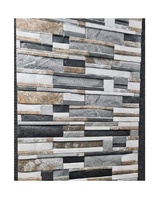 Revestimiento de Pared Exterior Moderno 2025, Diseño 30x60, Ladrillo Mate con Acentos, para Fachadas de Villas, Centros Comerciales y Edificios