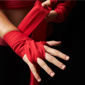 Vendas de Boxeo y Muay Thai de Algodón y Silicona de 3/5 Metros, Vendaje Elástico Transpirable para Entrenamiento de Kick Boxing - Product Image 1