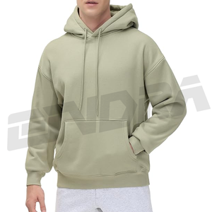 Sudadera con capucha de lana cálida para hombre, suéter suave con bolsillo, Top holgado con capucha, ropa de calle de invierno, entrenamiento de gimnasio, capa al aire libre - Product Image 5